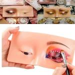 Makeup Practice Face Board Silicon Eye practice dummy (Pack of 1).