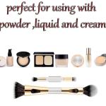 4 In 1 Brush  Double End Foundation Powder Eye Brush (Pack of 1)