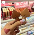 Korean heart Shape Lip-Gloss lipstick (Pack of 1) Multicolor.