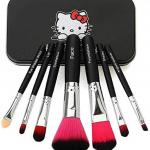 Professional 7 pcs makeup brush (Pack of 1).Black.