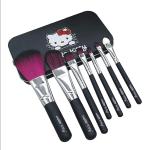 Professional 7 pcs makeup brush (Pack of 1).Black.