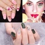 500 Pcs Acrylic Nail Tips, Fake Nails Artificial,  with Box With 5 Nail Glue.