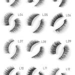 Professional Synthetic Eyelashes (10 PCS)