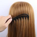 Wide Spacing Teeth Comb for Men's (Black) (Piece 2)