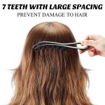 Wide Spacing Teeth Comb for Men's (Black) (Piece 2)