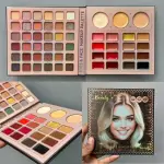 Eyeshadow Makeup Palette, 36 Eyeshadow Shades, 3 Concealer Shades, 16 Lipstick Multicolour.