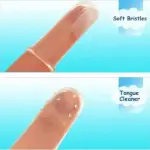 Silicone Baby Finger-Brush Soft Toothbrush and safe pack of 1