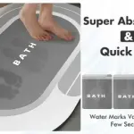 Rubber Bathroom Mat  (Multicolor, Medium) Pack of 1.