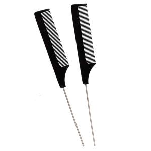 ail Comb For Women Hair Styling/Steel Tail Pin Comb Steel Pintail (Black).