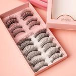 Professional Premium Collection False Eyelashes, Natural & soft 100%( Pack of 1).