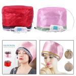 Electric SPA Hair Thermal Treatment Heating Cap Hair Care Steamer Hat Pink (Pack of 1).