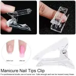 10 Pcs Nail Tips Clip for Clip Builder DIY Manicure Nail Art Tool (Nail Clip)