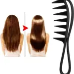 Wide Tooth Comb Hair Care Massage Scalp Women (Pack of 2).