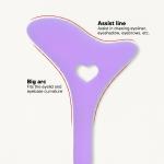Silicone Eyeliner Eyelash Makeup Tool (Pack of 1) Purple