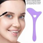Silicone Eyeliner Eyelash Makeup Tool (Pack of 1) Purple