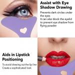 Silicone Eyeliner Eyelash Makeup Tool (Pack of 1) Purple