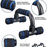 Push Up Bars Stand with Foam Grip Handle for Chest Press, Home Gym Fitness Exercise(Multicolor). 1 Pair.