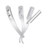 Stainless Steel Straight Edge Barber Razor Folding Shaving Shaver(Pack of 1).