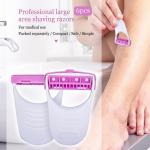 Women's Disposable Plastic Hair Razor & Bikini Shaving Razor For Women- Pack Of 1 (6 Pcs).