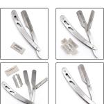 Stainless Steel Straight Edge Barber Razor(Pack of 1).