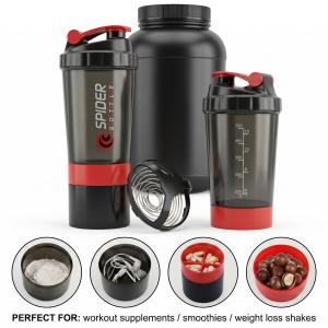 500ml Sports Protein Shaker, Fitness Water Bottle, Gym Bottle (Pack of 1)