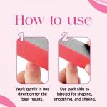 3Pcs Nail Block Buffer For Nails Art Buffers Nail Files (MULTICOLOR)