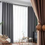 2 Pair Magnetic Curtain Tiebacks. (Brown)