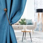 2 Pair Magnetic Curtain Tiebacks. (Brown)