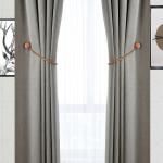 2 Pair Magnetic Curtain Tiebacks. (Brown)