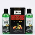 Professional Natural Fruit Hair Color Gel, (Natural Black Hair Colour), with Fruit Extracts, 100ml x 2.