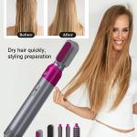 5 in 1 Hot Air Styler  A Versatile Hair Dryer Comb (1 Piece).
