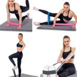 Loop Bands for Fitness, Yoga, Pilates, Legs, Waist, Shoulders, HIPS and Strength Training - Set of 5