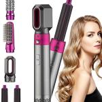 5 in 1 Hot Air Styler  A Versatile Hair Dryer Comb (1 Piece).