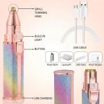 Eyebrow Remover and Face Hair Remover epilator Flawless for women Face, Lips, Nose, Hair Trimmer 1 Pcs