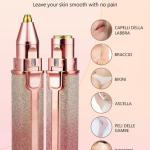 Eyebrow Trimmer, 2 in 1 Rechargeable Facial Hair Remover(Pack o f 1).