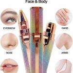 Eyebrow Remover and Face Hair Remover epilator Flawless for women Face, Lips, Nose, Hair Trimmer 1 Pcs