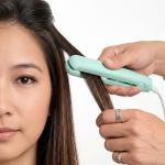 Mini Electronic Hair Crimper and Curler - Ceramic Design Styling Tool(Multicolor) Pack o f 1.