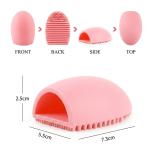 Silicon Makeup Brush Cleaner Set  (2 Piece).