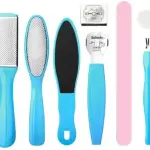 8 in 1 Pedicure Kit Foot Scrubber for Dead Skin