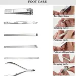 16 Pcs Nail Clippers Set, Professional Kit
