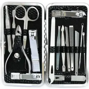 16 Pcs Nail Clippers Set, Professional Kit