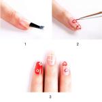 10 PICS Diamond Head Art Pen Brush Manicure Tool