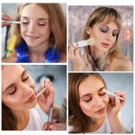 Makeup Brush Set 4 in 1 Portable Travel Blending Powder Foundation Brush