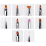 10 PICS Diamond Head Art Pen Brush Manicure Tool