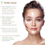 1 Pcs Contour Stick Concealer Contouring Shade and Highlighter