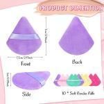 Triangle Makeup Puffs Multicolor (Pack of 5)
