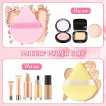 Triangle Makeup Puffs Multicolor (Pack of 5)