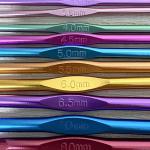 12 Color Multicolor Crochet Hooks Needle
