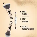 4 in 1 Foundation Brush All in One Makeup Brush Set (Pack of 1)