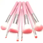 Soft 8 PICS Bristle Face and Eye Wooden Color Makeup Brush